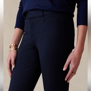 NYT Banana Republic Navy Sloan pants